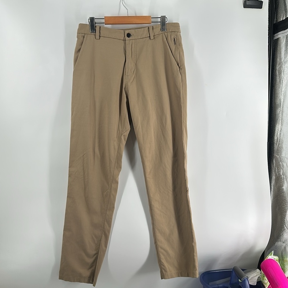 Lululemon trouser pants khaki color golf business casual sz 30